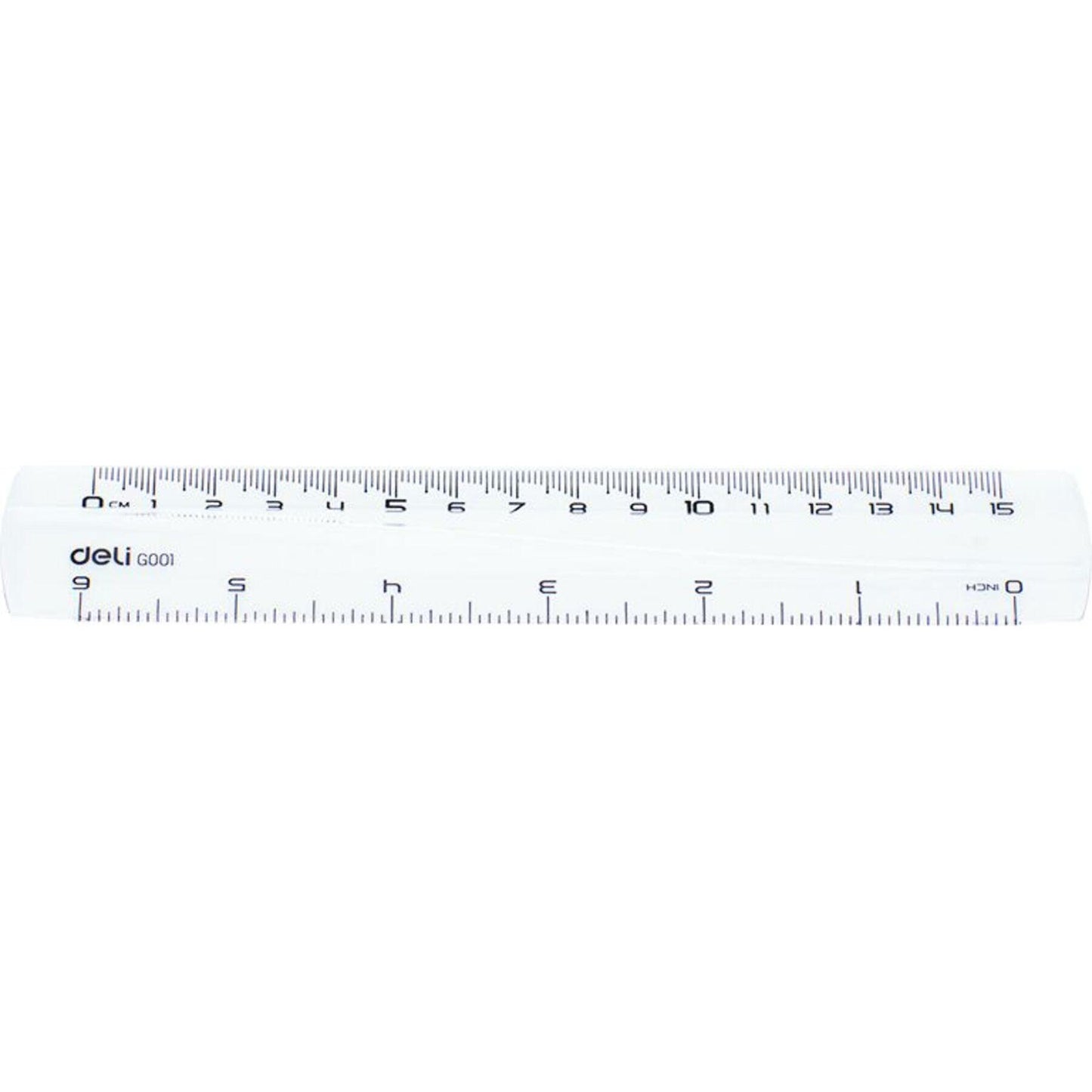 Rigla transparenta 15 cm - DELI