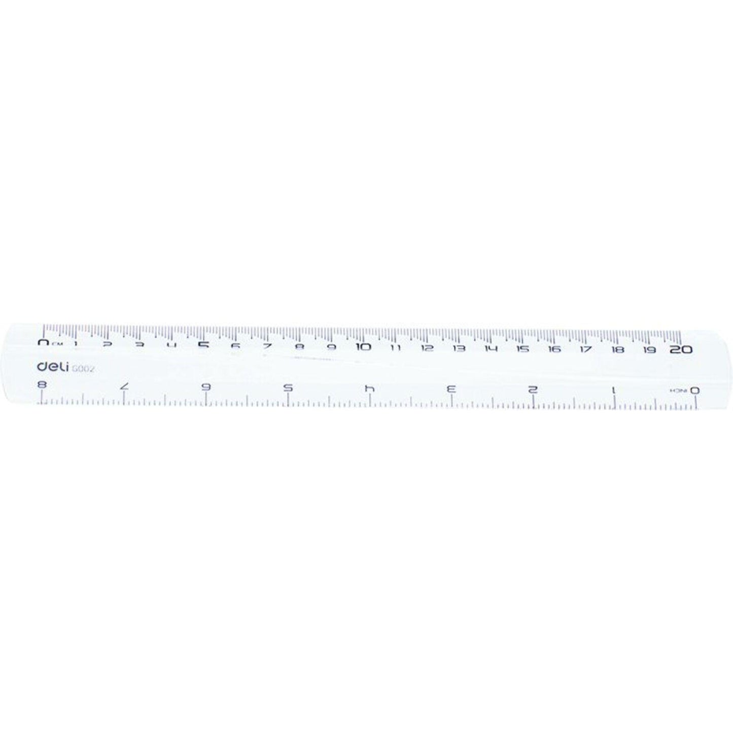Rigla transparenta 20 cm - DELI