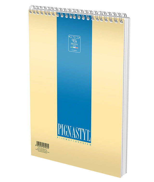 Bloc notes cu spira, A7, 60 file - PIGNA Style