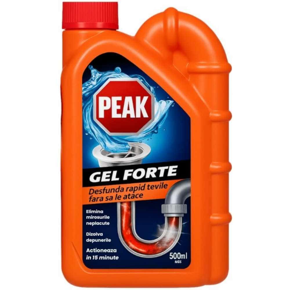 Gel desfundare tevi, 500ml Gel Forte - Peak