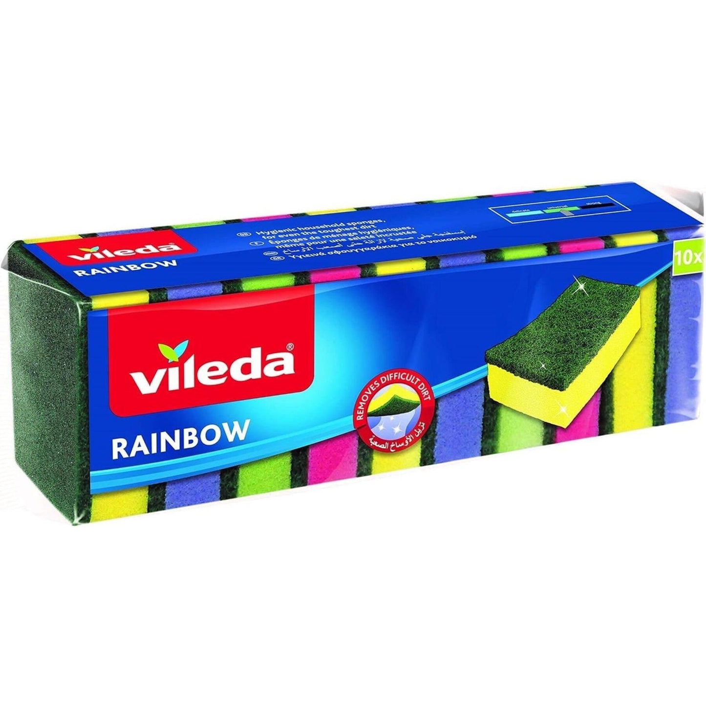 Bureți de vase Rainbow 10 buc/set - Vileda