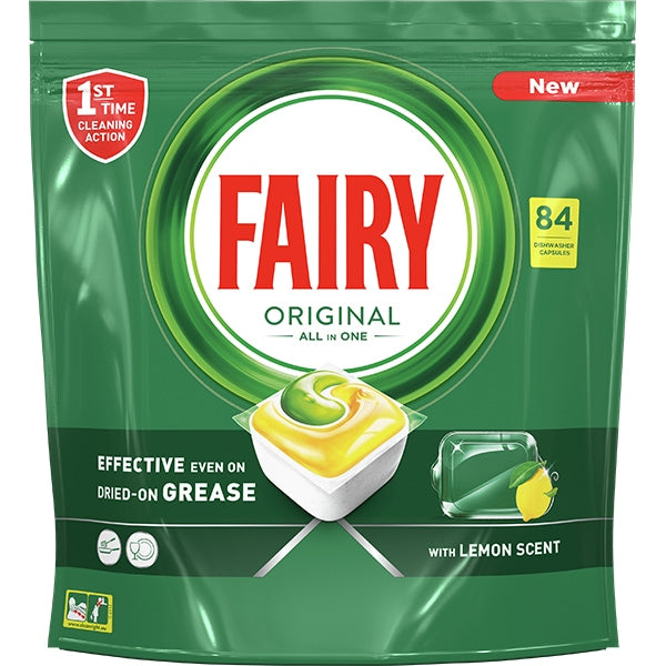 Detergent masina de spalat vase, 84 capsule - Fairy
