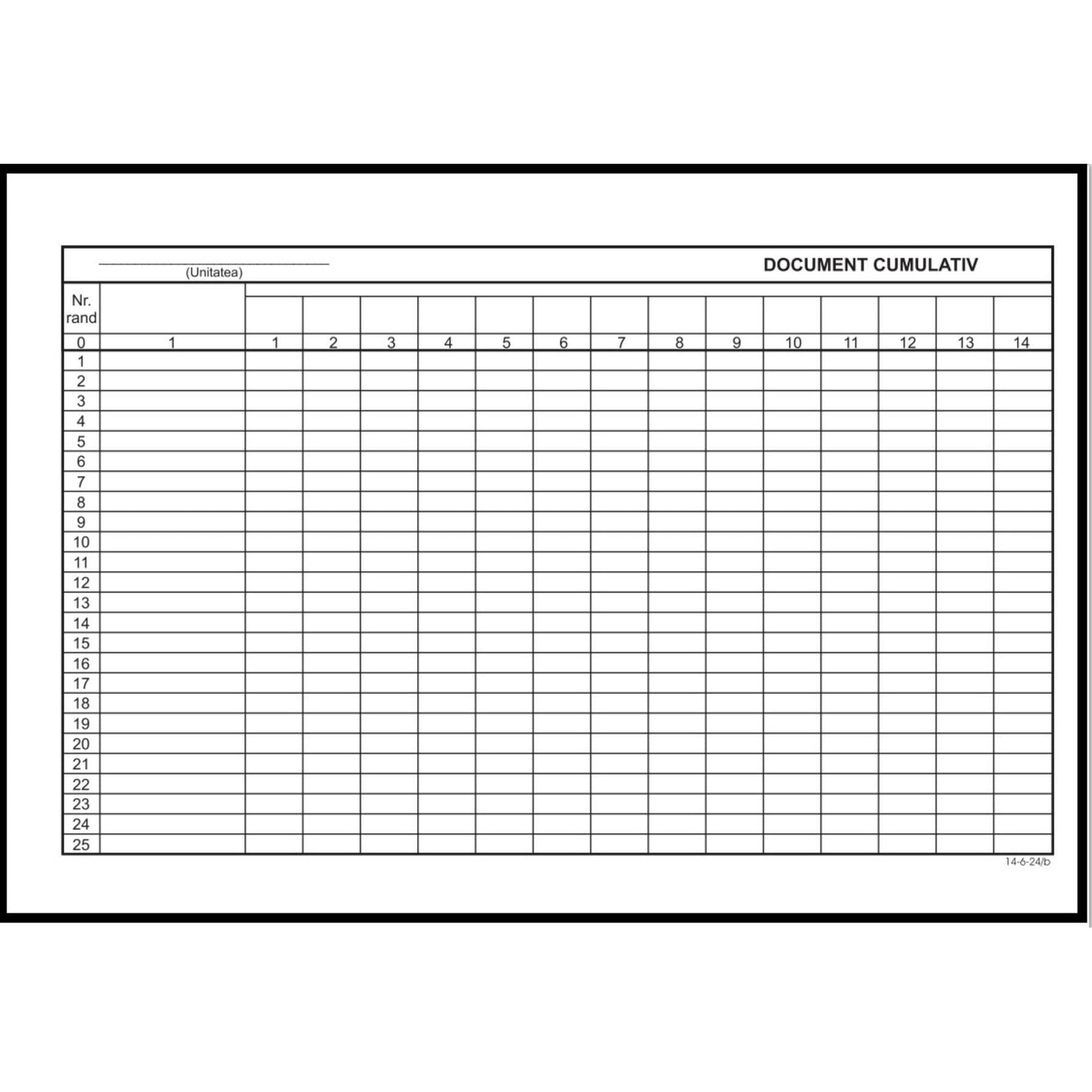 Document cumulativ orizontal - A4