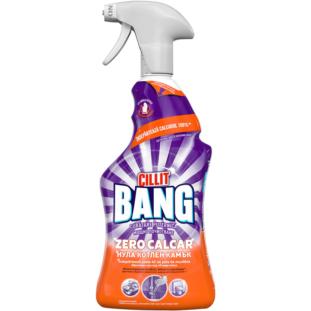 Solutie anticalcar, pentru baie, 750ml - Cillit Bang