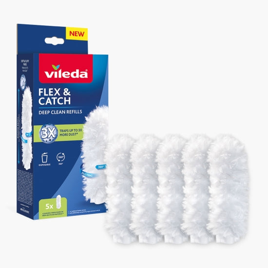 Rezerva pamatuf praf, 5 buc/set, Flex and Catch - Vileda