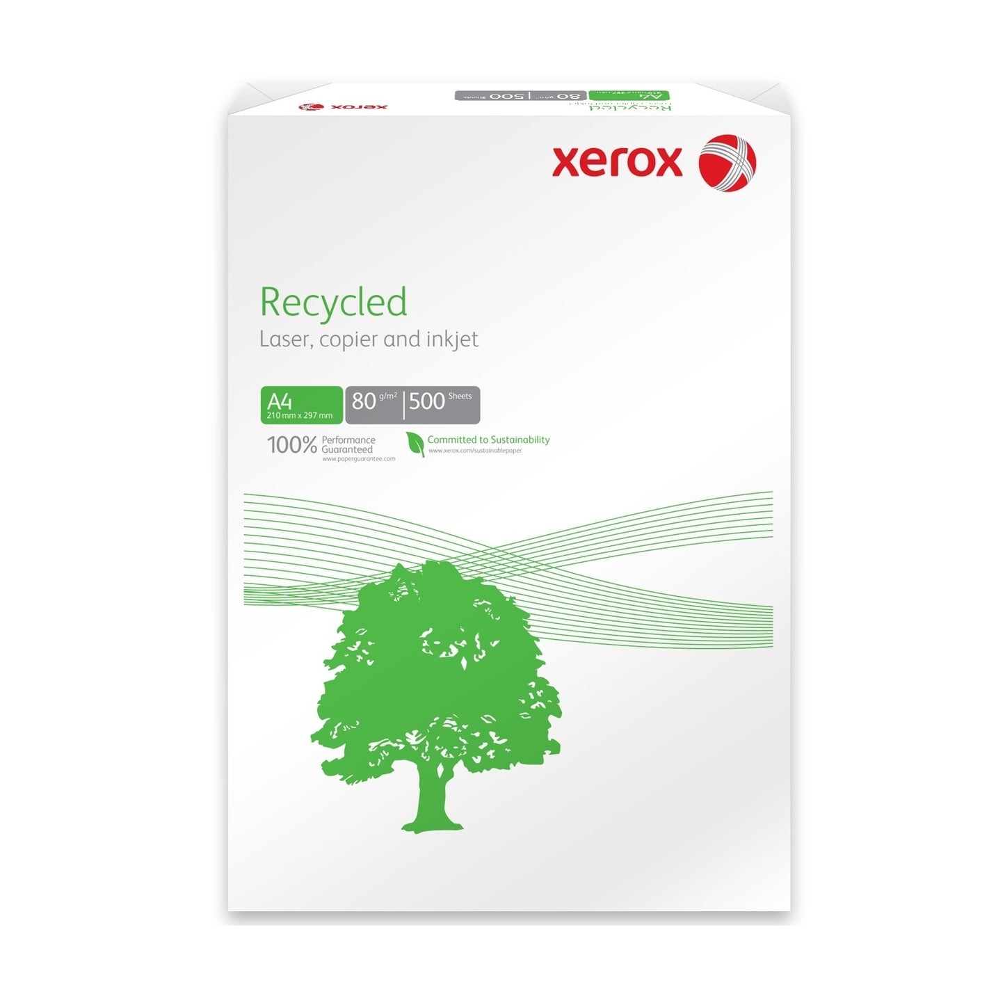 Hartie copiator, A4, 500 coli/top, 80 g/m2 - XEROX Recycled