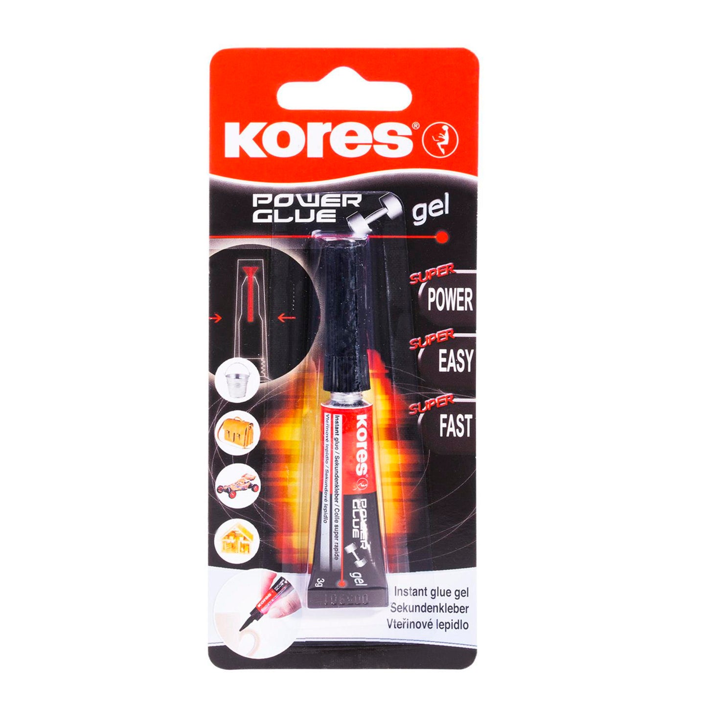Lipici superglue 3g - KORES