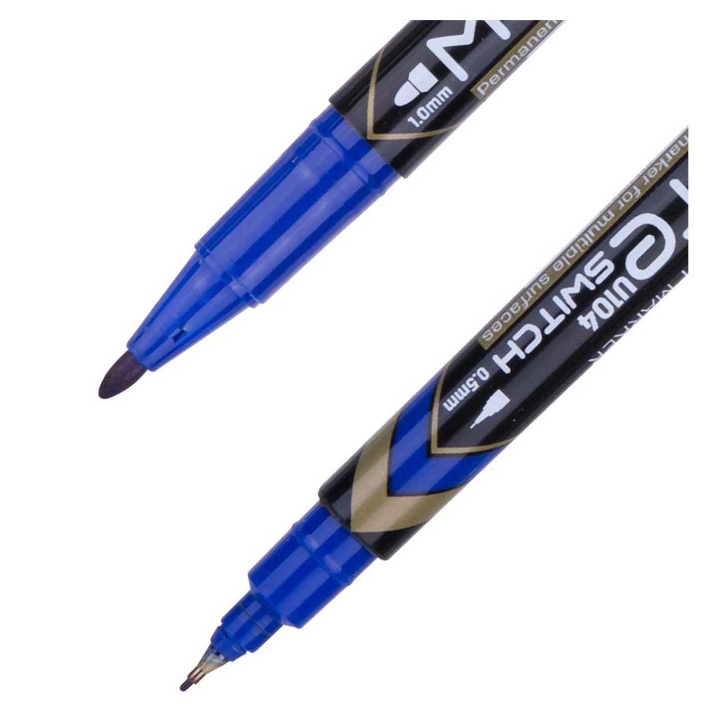 Marker permanent, cu 2 capete - Deli Mate U104