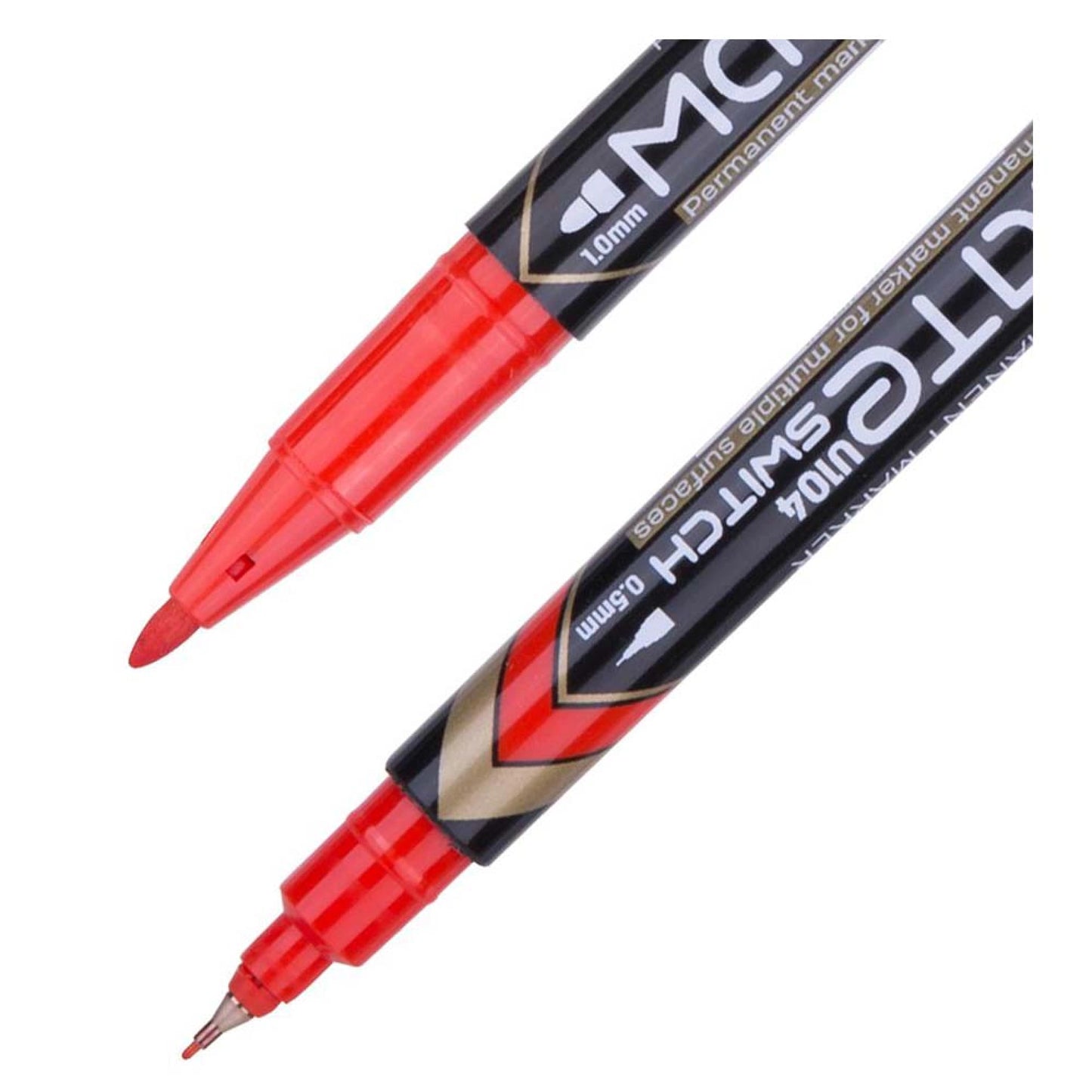 Marker permanent, cu 2 capete - Deli Mate U104