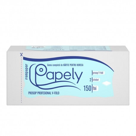 Prosop de Hartie V-Fold 2 straturi 150 foi - Papely