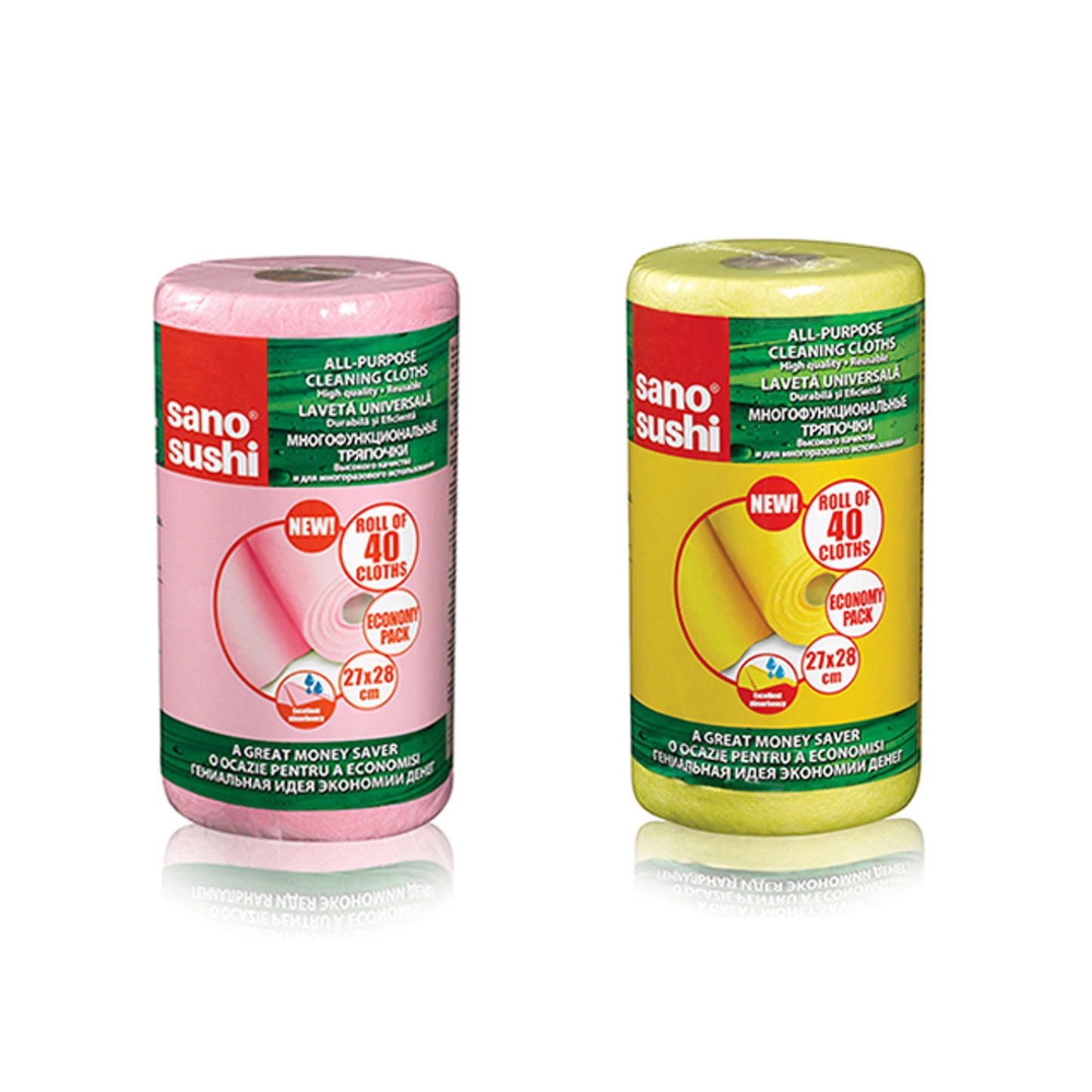 Rola lavete uscate Sushi Cloth, 40 buc/set - SANO