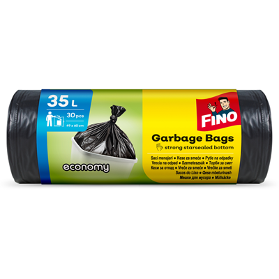 Saci menajeri, 30 bucati, 35L - Fino Economy