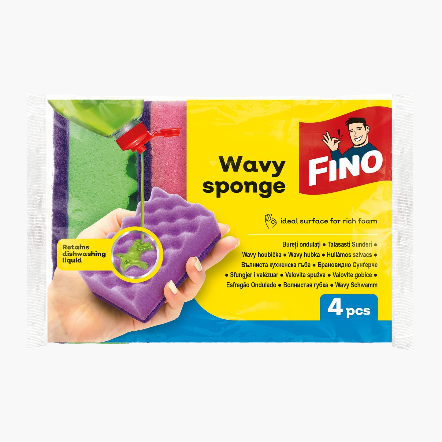 Bureti Ondulati 4 buc/set - FINO