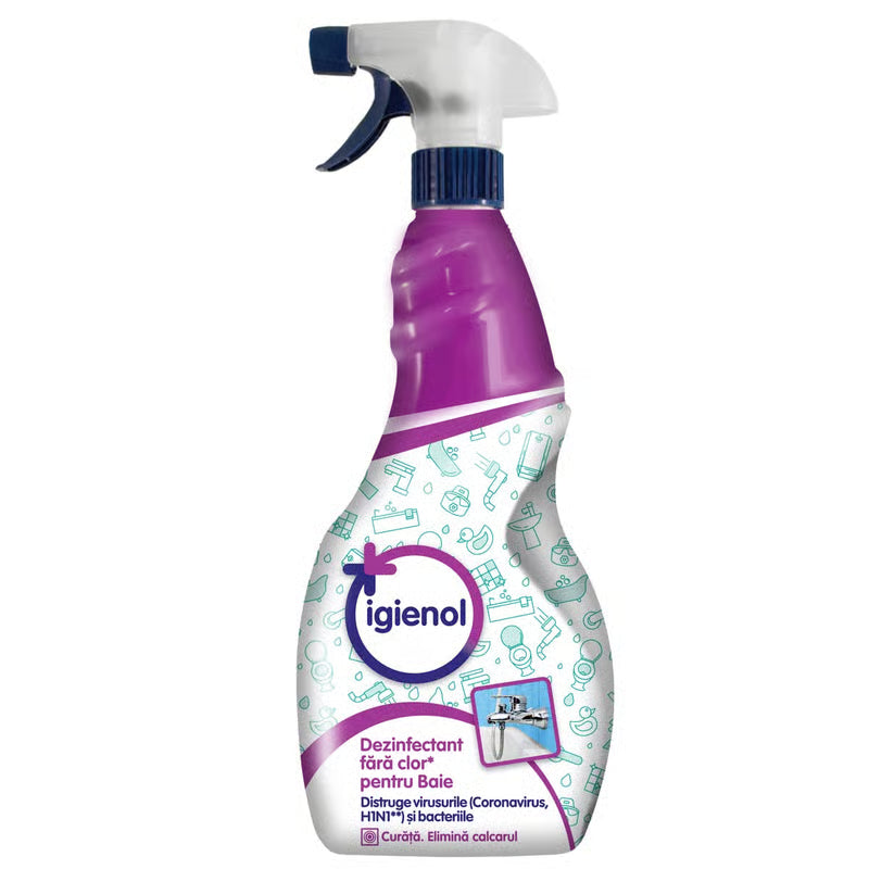 Dezinfectant suprafete baie, fara clor, 750ml - Igienol