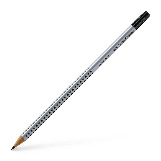 Creion grafit cu guma grip 2001 - FABER CASTELL