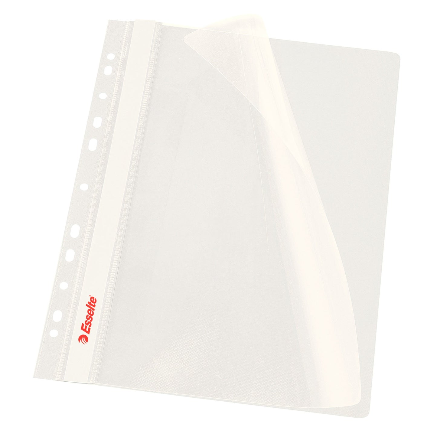 Dosar din plastic, A4, cu sina si multiperforatii, 10 buc/set - Esselte VIVIDA