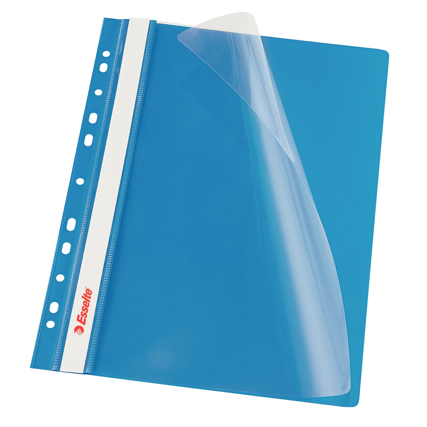 Dosar din plastic, A4, cu sina si multiperforatii, 10 buc/set - Esselte VIVIDA