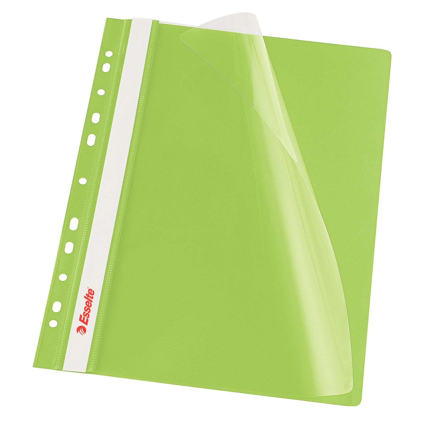 Dosar din plastic, A4, cu sina si multiperforatii, 10 buc/set - Esselte VIVIDA