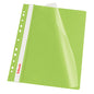 Dosar din plastic, A4, cu sina si multiperforatii, 10 buc/set - Esselte VIVIDA