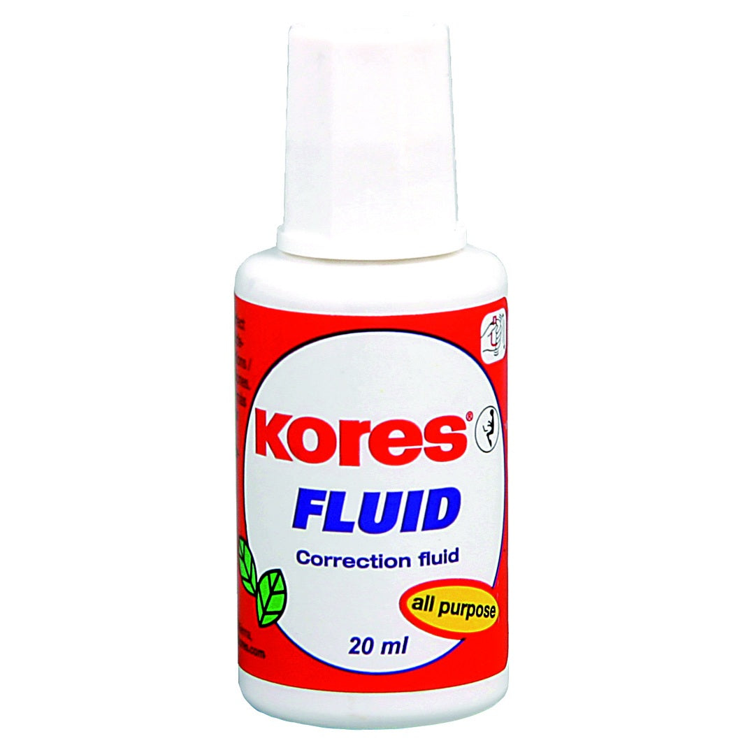 Fluid Corector (Solvent), cu pensula, 20 ml - KORES