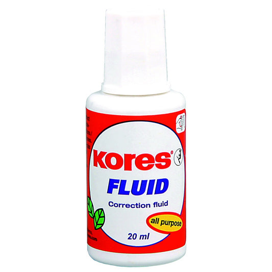Fluid Corector (Solvent), cu pensula, 20 ml - KORES
