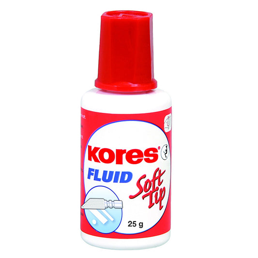 Fluid Corector (Solvent), cu burete, 25 g - KORES Soft Tip