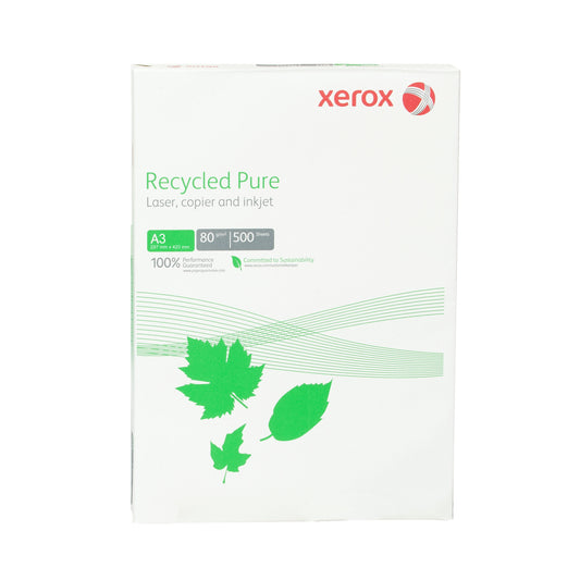 Hartie copiator, A3, 500 coli/top, 80 g/m2 - XEROX Recycled Pure