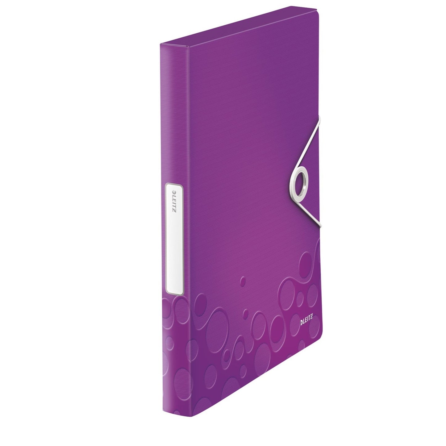 Mapa din plastic cu burduf, A4, cu elastic, 250 coli - LEITZ WOW Jumbo