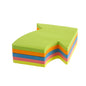 Notes adeziv, hartie, 70 x 70 mm, diverse forme, 5 culori x 50 file/set - Kores