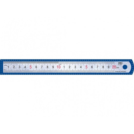 Rigla metal 20 cm - Deli