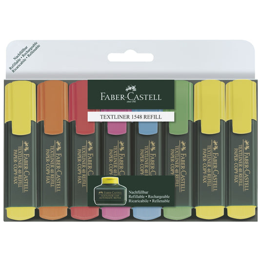 Textmarker, 8 buc/set - Faber-Castell