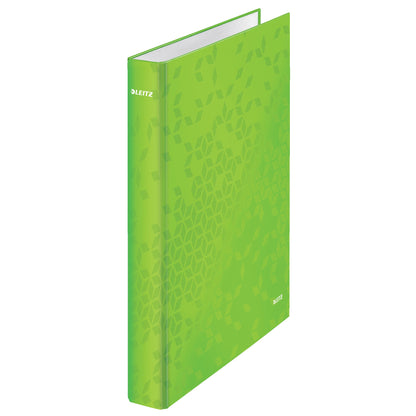 Caiet mecanic A4, 2 inele DR, inel 25 mm, carton laminat - Leitz WOW