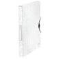 Mapa din plastic cu burduf, A4, cu elastic, 250 coli - LEITZ WOW Jumbo