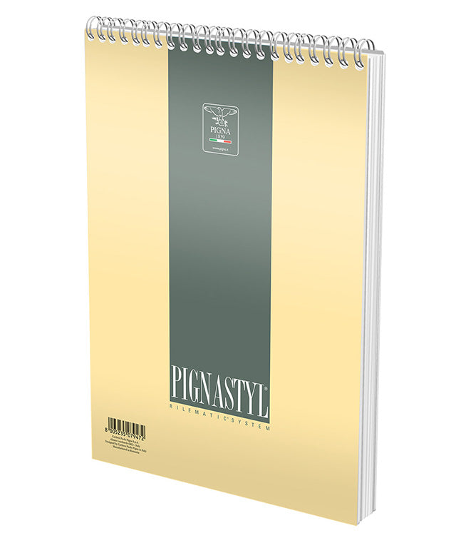 Bloc notes cu spira, A5, 60 file - PIGNA Style