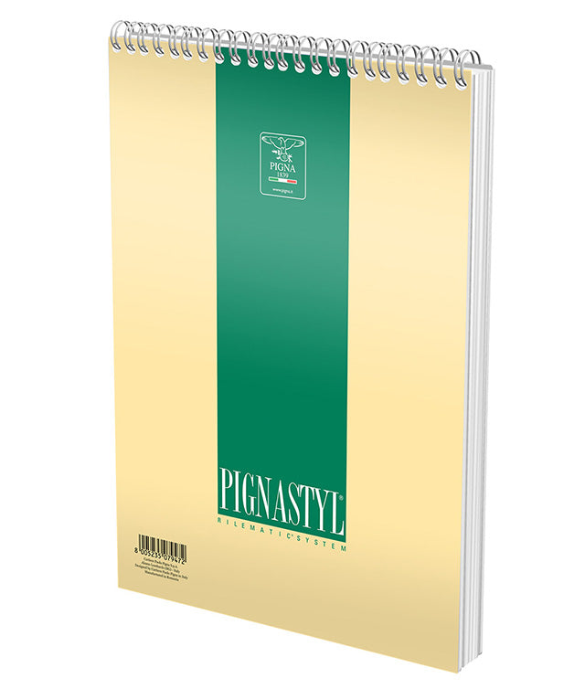 Bloc notes cu spira, A5, 60 file - PIGNA Style