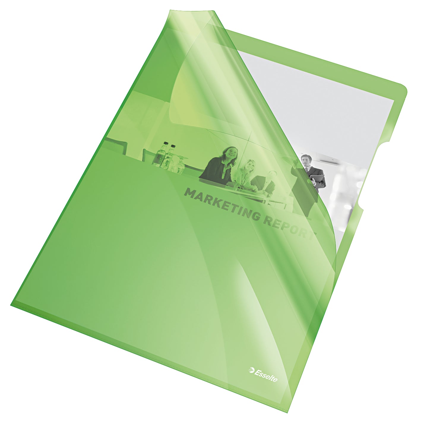 Mapa protectie documente, PP, partial reciclat, reciclabil, A4, 105 mic, 25 buc/set - Esselte