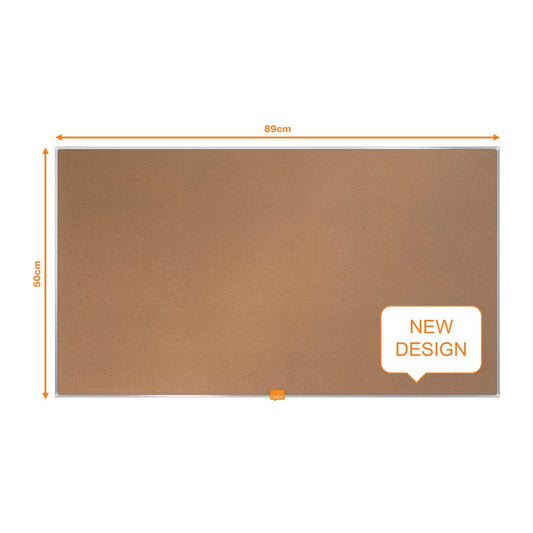 Panou pluta widescreen 40"(898*510mm) rama aluminiu - NOBO