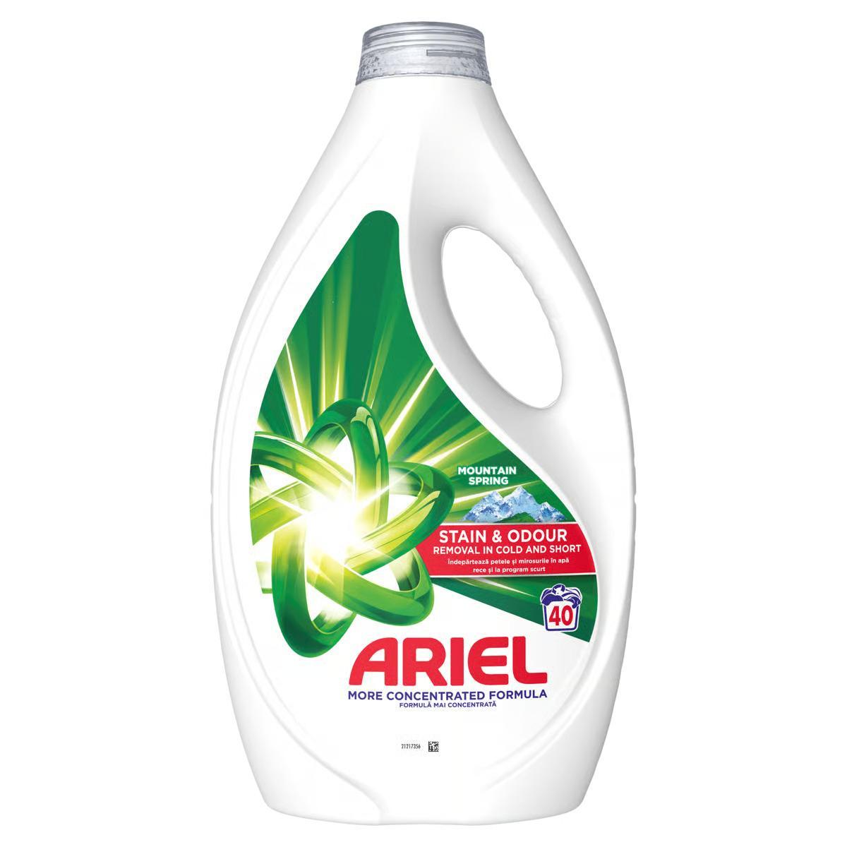 Detergent rufe, lichid, 1,8L - Ariel