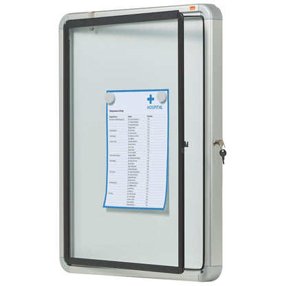 Avizier magnetic 4*A4 carcasa pentru exterior metalica - NOBO