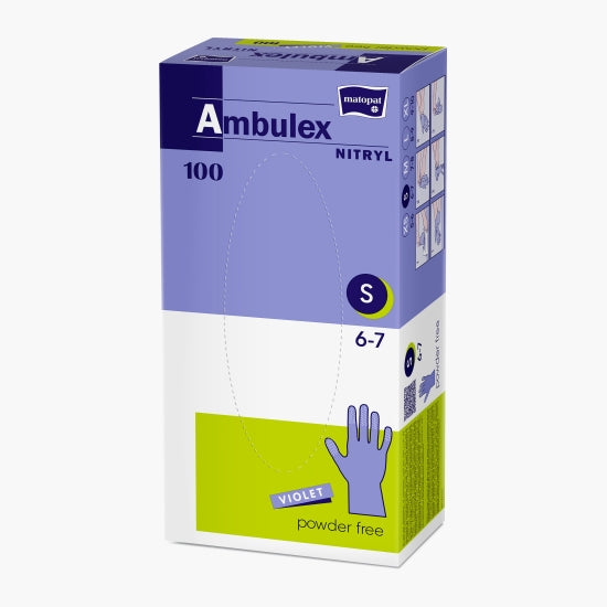 Manusi nitril, 100 buc/set - Ambulex
