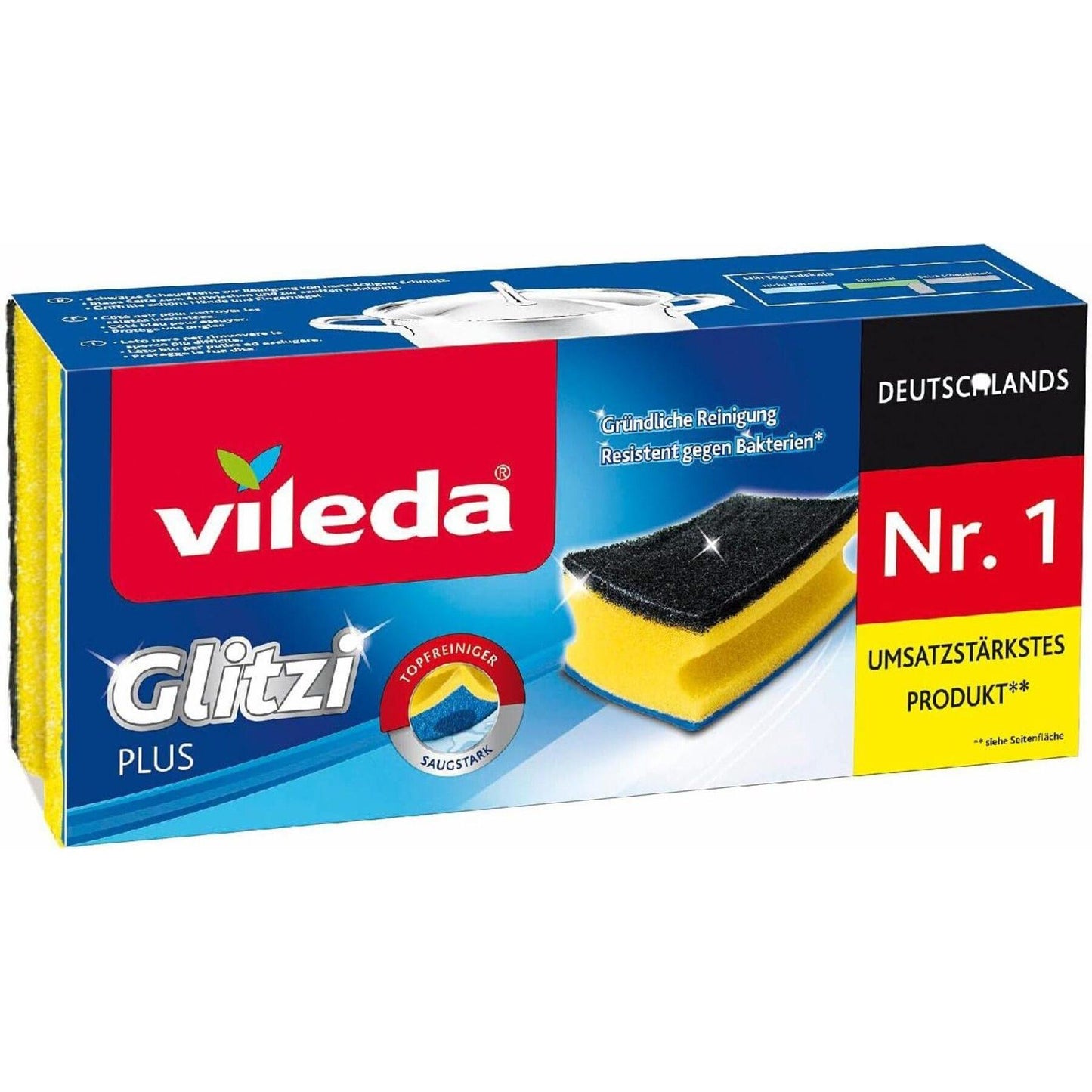 Bureți de vase Glitzi Plus 3 buc/set - Vileda