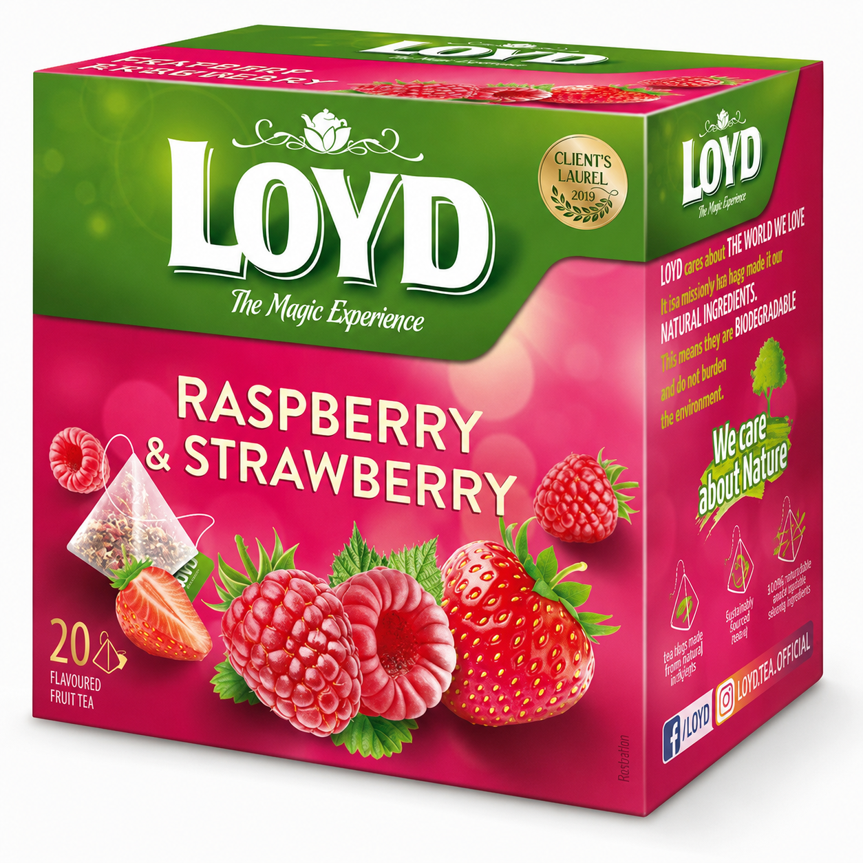 Ceai, pliculete piramidale, 20 plicuri, 40g - Loyd