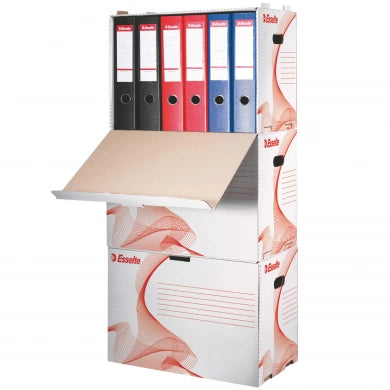 Container arhivare bibliorafturi, cu deschidere laterala - ESSELTE Standard