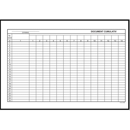 Document cumulativ orizontal - A4