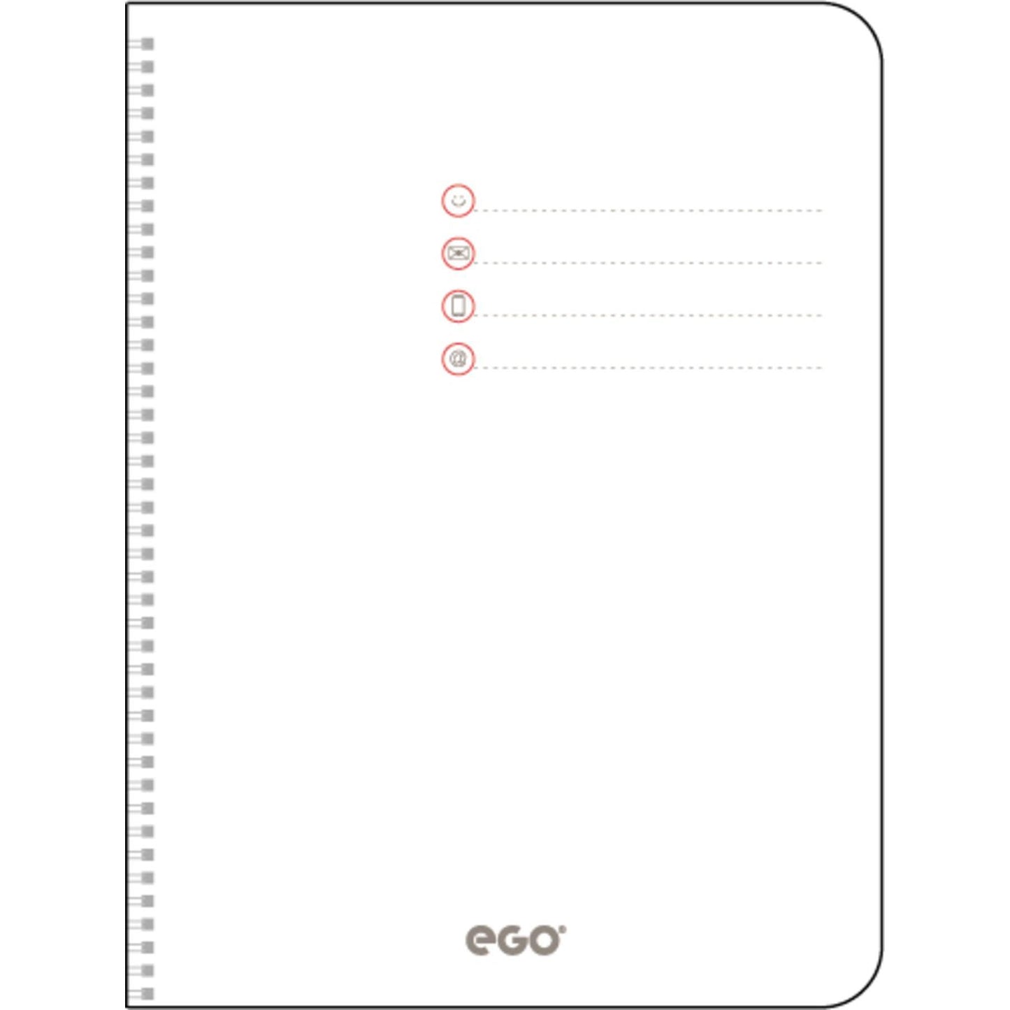 Agenda cu spira A4 nedatata Siena - EGO