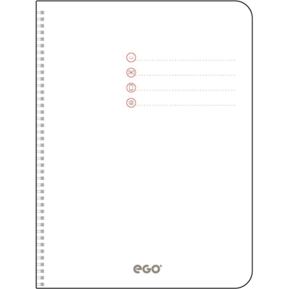Agenda cu spira A4 nedatata Siena - EGO