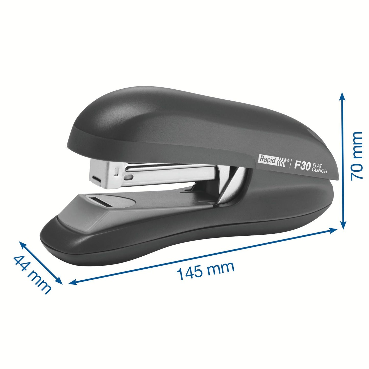 Capsator de birou, 30 coli, capsare plata - Rapid F30