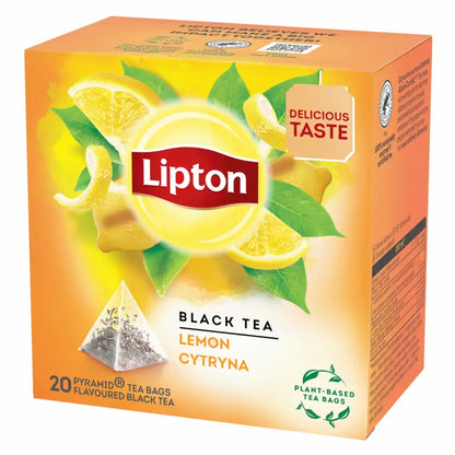 Ceai negru, pliculete piramidale, 20 plicuri/set - Lipton