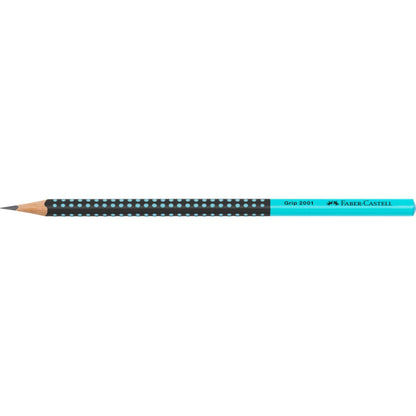 Creion grafit B grip 2001 Two Tone - FABER CASTELL