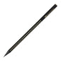 Creion grafit B grip sparkle lemn negru - FABER CASTELL